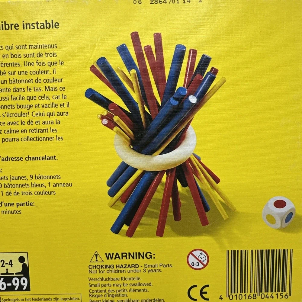 Zitternix Game By Haba Keep It‎ Steady. 2-4 Players Ages 6-99 Complete.